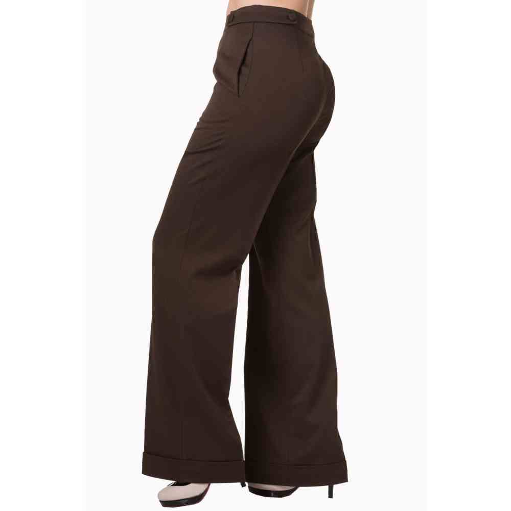 Dancing Days - PARTY ON Wijde broek - Bruin Product image